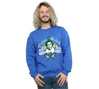 Elf Men's Cotton Headed Ninny Muggins Sweatshirt XX-Large Royal Blue