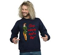 Elf Men's Hug Buddy Sweatshirt X-Large Navy Blue