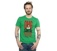Elf Men's OMG Santa I Know Him T-Shirt Irish Green X-Large