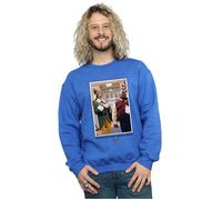 Elf Men's OMG Santa Photo Sweatshirt in Blue | Size: XL Elf Blue XL