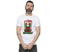 Elf Men's OMG Santa T-Shirt Large White