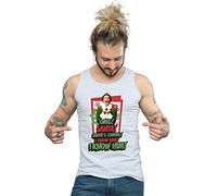 Elf Men's OMG Santa Vest Small Sport Grey