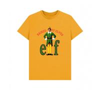 Elf Men's Raised By Elves Graphic T-Shirt in Mustard | Size: Large Elf Mustard L