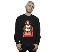 Elf Men's Santa´s Coming Sweatshirt in Black | Size: 2XL Elf Black 2XL