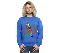 Elf Men's Santa´s Coming Sweatshirt in Blue | Size: 2XL Elf Blue 2XL