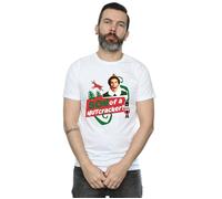 Elf Men's Son Of A Nutcracker T-Shirt in White | Size: 3XL Elf White 3XL