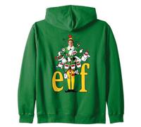 Elf Movie Buddy The Elf Doodles Zip Hoodie