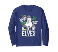 Elf Movie Human but Raised by Elves Long Sleeve T-Shirt