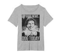 Elf Movie Must Love Dogs T-Shirt, Women's Plus, Heather Grey, 3X