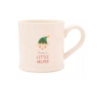 Elf Mug Christmas Embossed Love Life Ceramic Festive Hot Drink Cup Gift 300Ml