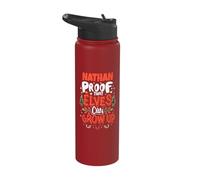 Elf Nathan Funny ChristmasNathan Name Personalized Stainless Steel Insulated Water Bottle