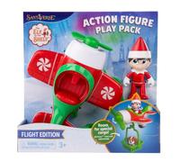 Elf on the Shelf Action Figures Play Pack - Flight Edition | Articulated Scout Elf Figure Airplane & Basket | Elf on the Shelf Accessories | Snow Sports Edition