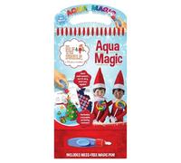 Elf On The Shelf Aqua Magic Book | Christmas Activity Book | Magic Brush | Elf Water Colouring Book | Elf Gifts and Presents for Kids | Christmas Elf on the Shelf Accessories | Elf Arrival