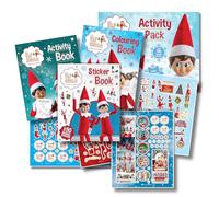 Elf On The Shelf Christmas Activity Pack - Coloring Book, Sticker Book & Arrival Pack