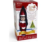 The Elf On The Shelf Musical Hide & Seek Game, Hide The Electronic Scout Elf Figure, The Elf Plays Music And Sounds To Help Kids Find Him, When Found, Kids Can Celebrate As He Plays Music