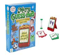 Elf on the Shelf Merry Guess-mas Card Game: Fast-Paced Family Fun for Christmas - Includes 70 Present Cards, Sand Timer, Stand, and Instruction Sheet - Age 5+ for 4 Players