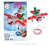 Elf on the Shelf Plane Ride - Elf on the Shelf Accessories - Elf on the Shelf Props - I'm Back Welcome Arrival Christmas Elf Ideas Pack - Elf Accessories - Elf Kit - Elf return - Inflatable Aeroplane