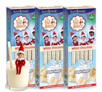 Elf on the Shelf Quick Milk Magic Sippers - Flavoured Milkshake Drink Mix - Fun Christmas for Kids - Multi-Pack Gift Idea (White Chocolate)