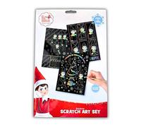 Elf on The Shelf Rainbow 3pk Scratch Art Set - Creative Fun for Kids, Ages 3 and Up for Hours of Imagination and Entertainment