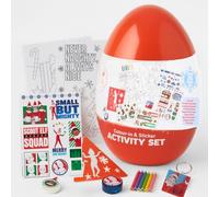 Elf on the Shelf XXL Activity Egg with Colouring Sheets, Pencils, Stickers, and More - Creative Fun for Kids, Ages 3+ - Christmas Eve Box Fillers for Kids - Elf on the Shelf Accessories