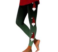 Elf Outfits For Womengym Leggings For Women, Womens Christmas Leggings Funny Reindeer Wine Glass Graphic Xmas Tights Sports Leggings Women High Waisted Leggings Ladies Elasticity Yoga Leggings