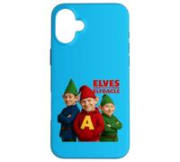 Elf Parody Trio Cheerful Christmas Festivity Case for iPhone 16 Plus