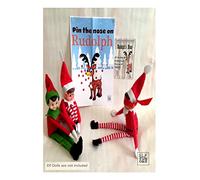 Elf Props Pin the Nose on Rudolph Elf Props Ideas Joke Christmas Decoration