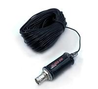 ELF QRP15 1-30MHz HF Antenna, Portable Shortwave Antenna with 50Ω Impedance, Low Power Consumption for FTB≤5W/CW≤12.5W/SSB≤25W, Compact 200cm Wire for Outdoor Use, Includes Storage Bag