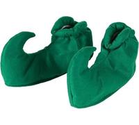 Elf Shoe Covers Christmas Fancy Dress Costume Accessory Green
