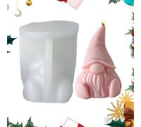 Elf Silicone Mold | Reusable 3D Mould For Gnome Figures,Epoxy Crafts Accessories Easy Release For Home Parties Halloween Candles