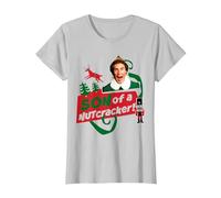 Elf Son of A Nutcracker T-Shirt, Women, Silver Grey, Small