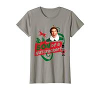 Elf Son of A Nutcracker T-Shirt, Women, Slate Grey, Small
