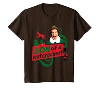 Elf Son of A Nutcracker T-Shirt, Youth, Brown, Small