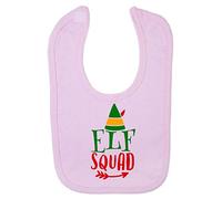 Elf Squad [BCX] Cotton Baby bib - Pastel Pink