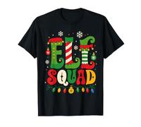 Elf Squad Christmas Squad Matching Xmas Pyjamas Family Kids T-Shirt