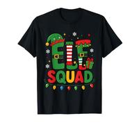Elf Squad Christmas Squad Matching Xmas Pyjamas Family Kids T-Shirt