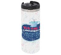 Elf Stainless Steel Thermo Travel Mug - Metallic Finish