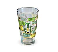 Elf The Movie Pint Glass w/ Classic Movie Quotes | Buddy The Elf Beer Glasses | Elf Movie Gifts Collectible Glasses | Novelty 16 Oz Holiday Drinking Glass | Fun Gifts For Women & Men 16oz. (18533)