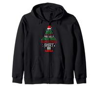 Elf This is my it's too hot for ugly Christmas sweaters Zip Hoodie
