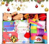 Elf Toy Accessories 24 Day Kit, Christmas Elf Toy Props, Includes 24 Interactive Scenes, and Idea Cards, Mini Elf Christmas Decorations and Accessories