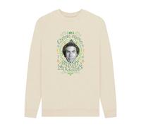 Elf Men's Cotton Headed Ninny Muggins Sweatshirt in Cream | Size: Small Elf Cream S