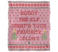 Elf Whats Your Favourite Colour Blanket Multicoloured (36In X 58In)