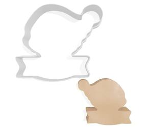 Elf with Banner Cookie Cutter - 3 Sizes