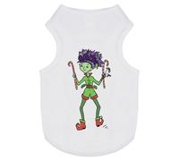 'Elf With Candy Canes' Pet Dog/Cat T-Shirt (PT00140963)