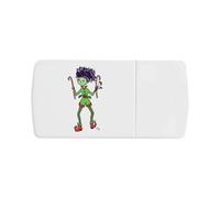 'Elf with Candy Canes' Pill Box with Tablet Splitter (PI00031641)