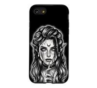 Elf Woman “Shh” Dark Fantasy Pretty Gothic Mystical Case for iPhone SE (2020) / 7/8