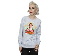 Elf Women's Buddy Smiling Sweatshirt X-Large Sport Grey