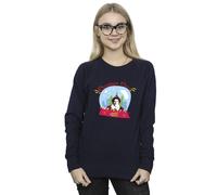 Elf Women's Christmas Snowglobe Sweatshirt in Navy | Size: 2XL Elf Navy 2XL