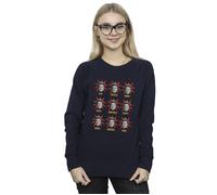 Elf Women's Many Moods Of Buddy Sweatshirt in Navy | Size: 4XL Elf Navy 4XL