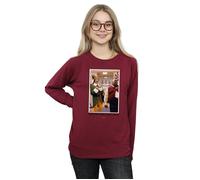 Elf Women's OMG Santa Photo Sweatshirt in Burgundy | Size: Medium Elf Burgundy M